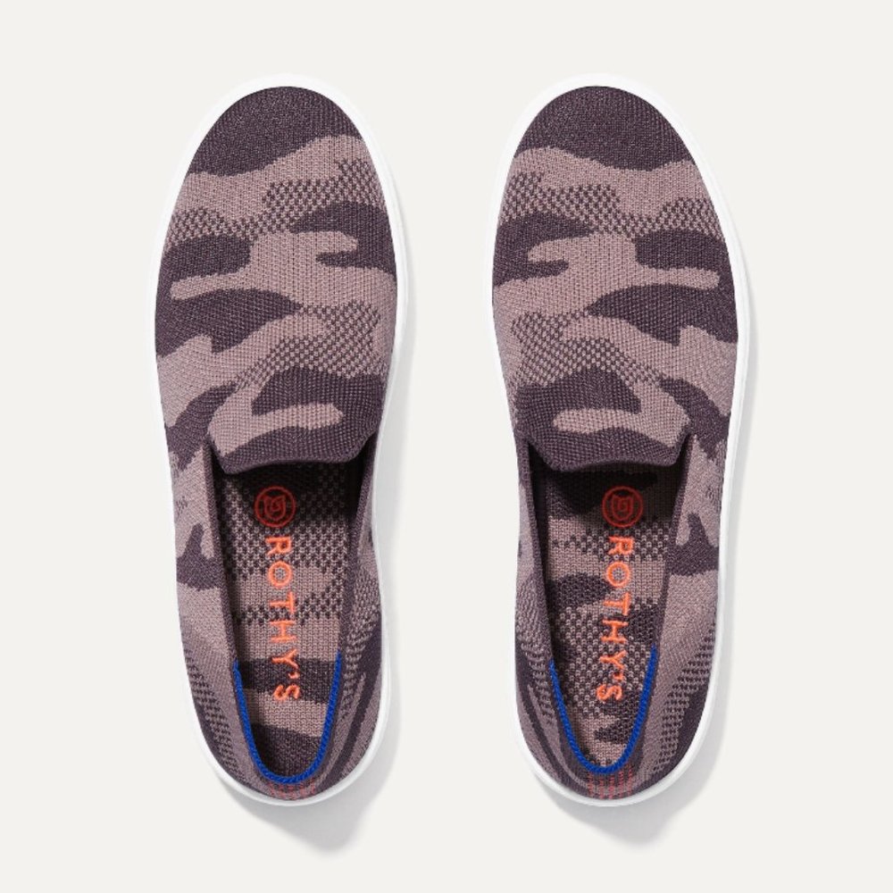 Taupe Camo Rothy's Slip On Sneaker Women's Size 9.5